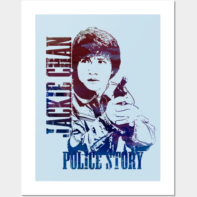 Police Story Wall Art by Blind Ninja